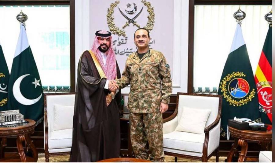 فیلڈ مارشل سید عاصم منیر سے سعودی عرب کے نئے سفیر راجح تامی البقمی کی اہم ملاقات